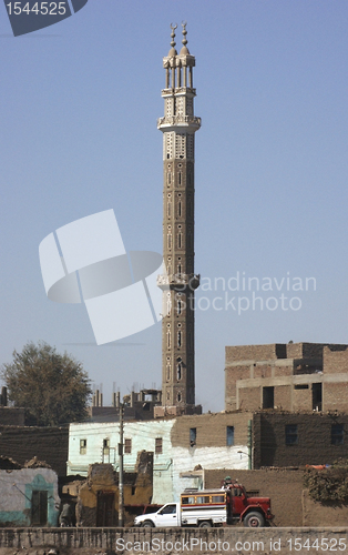 Image of minaret in Egypt