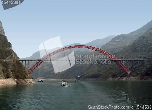 Image of bridge over Yangtze River