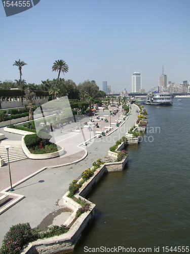 Image of holiday scenery of Gezira waterside