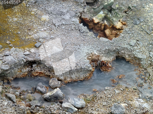 Image of hot spring detail