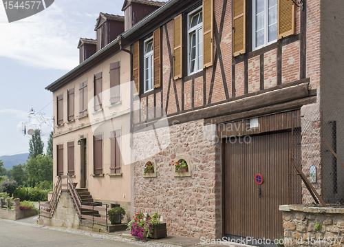 Image of house facade in Mittelbergheim