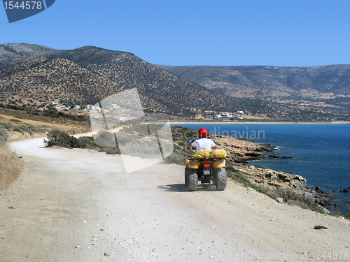 Image of quad driving at Naxos