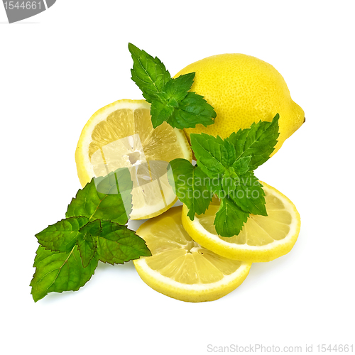 Image of Lemons with mint