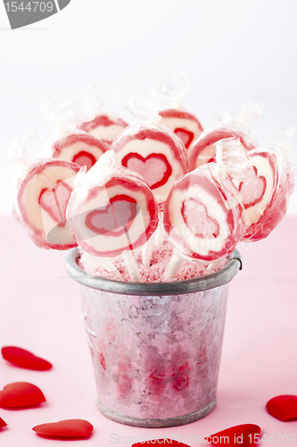 Image of Heart lollipops