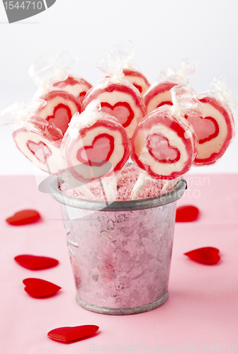 Image of Heart lollipops