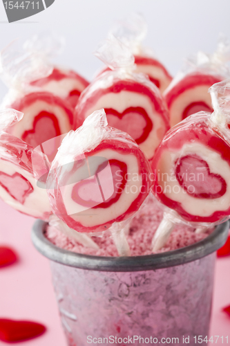 Image of Heart lollipops