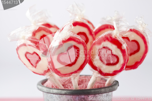 Image of Heart lollipops