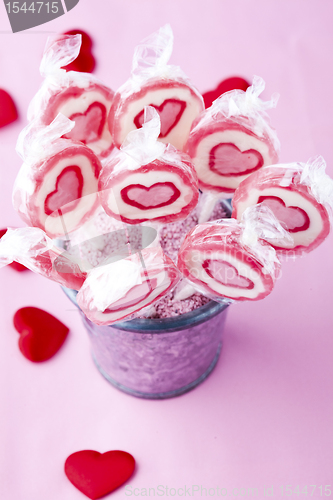 Image of Heart lollipops