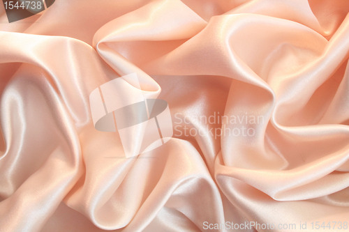 Image of Smooth elegant pink silk as background