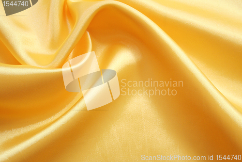 Image of Smooth elegant golden silk can use as background 