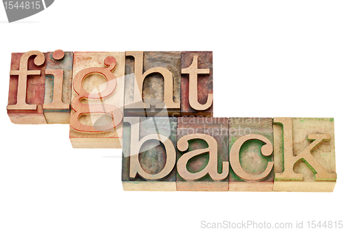 Image of fight back - motivation concept