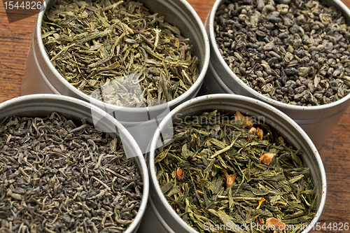 Image of green tea samples