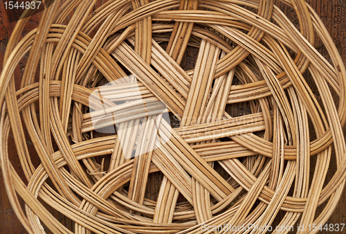Image of wicker basket abstract