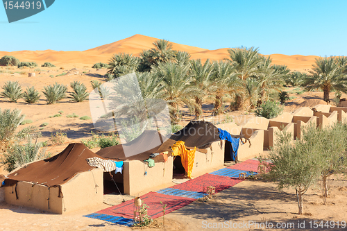 Image of Camp in desert