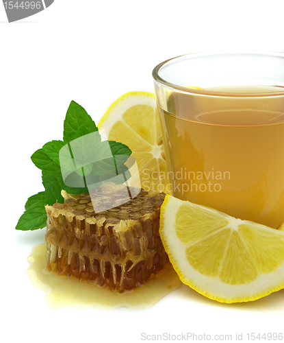 Image of Tea with honey and lemon