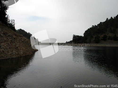 Image of The lake's horizon. Xyliatou. Cyprus