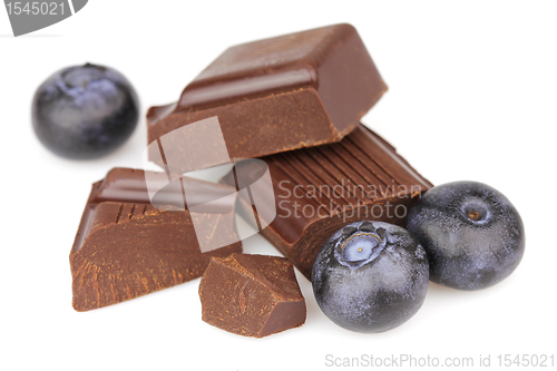 Image of Blueberry with chocolate