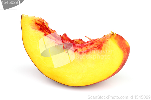 Image of Juicy slice of nectarine