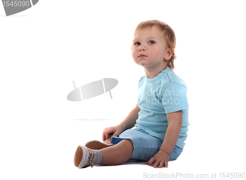 Image of Little boy sitting