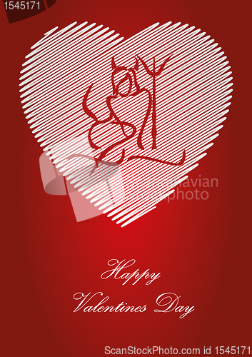 Image of valentine postcard