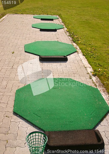 Image of training for golf