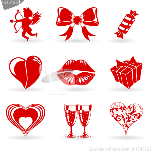 Image of Valentines Day Icons