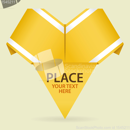 Image of Paper Origami Heart