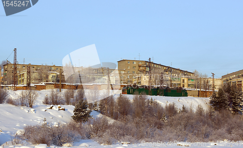 Image of Outskirts of the city in northern Russia