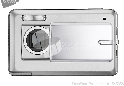 Image of Digital compact photo camera isolated