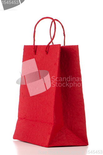 Image of Red  paper bag