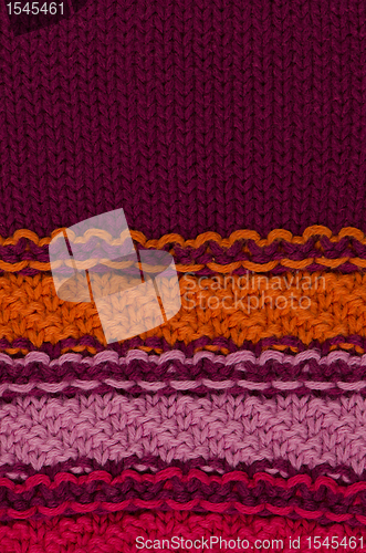 Image of Striped knitted texture