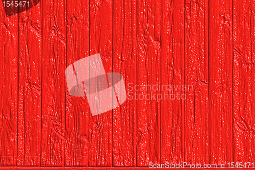 Image of red fence