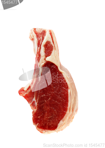 Image of raw meat isolated