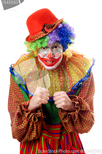 Image of Portrait of an anger clown