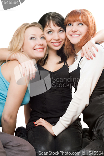 Image of Three beautiful young women