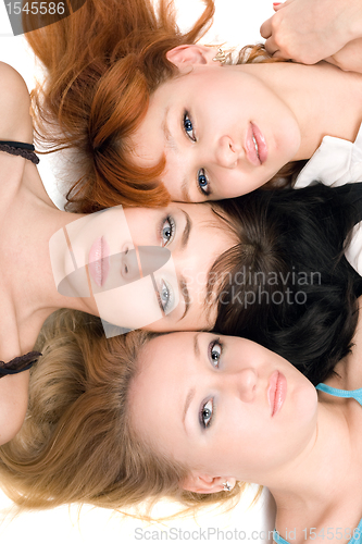 Image of Three thoughtful women