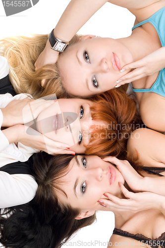 Image of Three attractive women