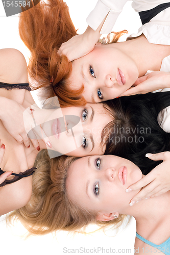 Image of Three beautiful women