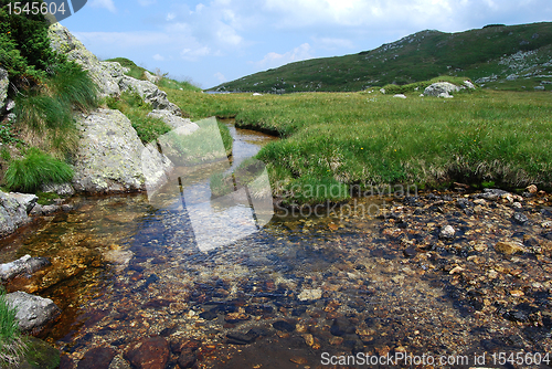 Image of High mountain spring waters