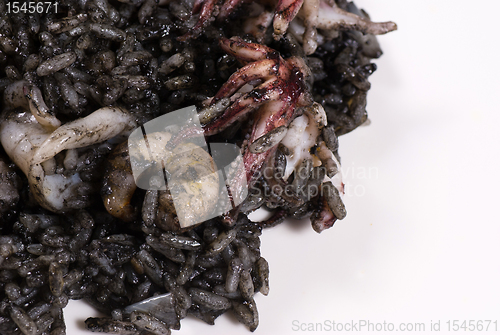 Image of Rice with squid ink