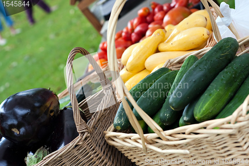 Image of Fresh Organic Farmers Market Vegetables