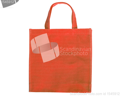 Image of Orange bag isolated