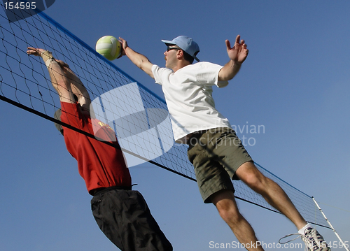 Image of At the net