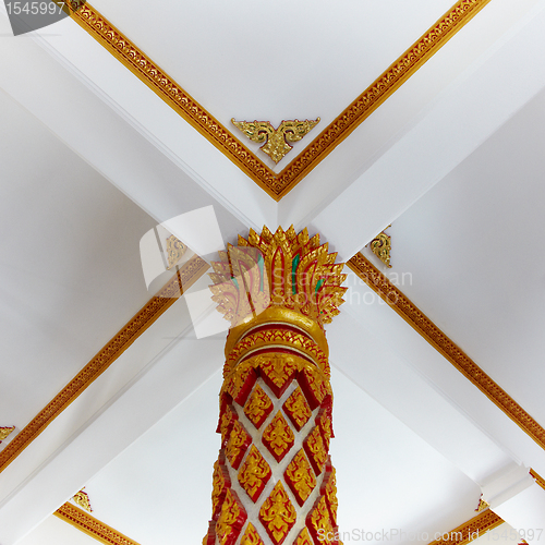 Image of Pillar - in an old Buddhist temple