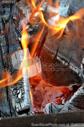 Image of wood fire