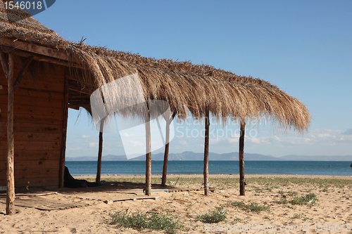 Image of Beautiful scene of a the sea and beach, Tunisia