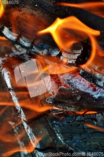 Image of wood fire