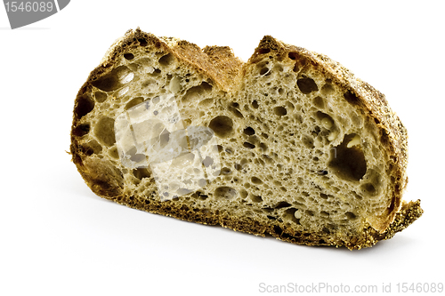 Image of Fresh german bread on light background