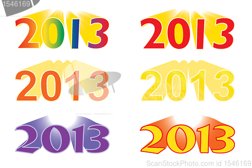 Image of new year 2013 