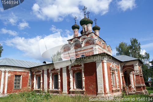 Image of Inner yard and church